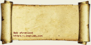 Dijana Ponoš vizit kartica